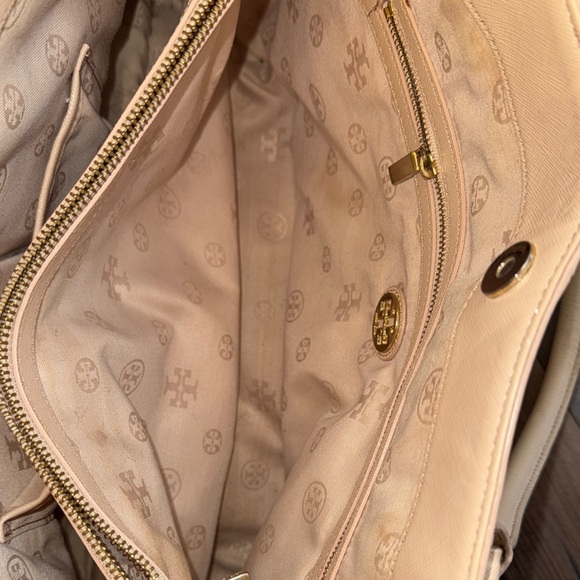 Tory Burch Beige Leather Tote - Picture 12 of 15